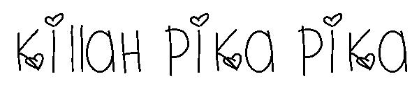 Killah Pika Pika字体