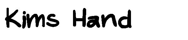 Kims Hand字体
