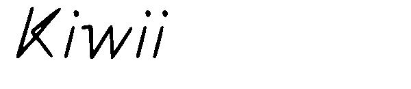 Kiwii字体