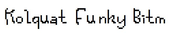 Kolquat Funky Bitm字体
