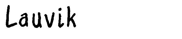 Lauvik字体