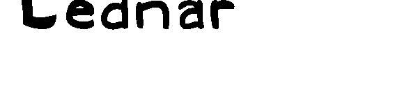 Lednar字体