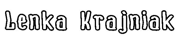 Lenka Krajniak字体