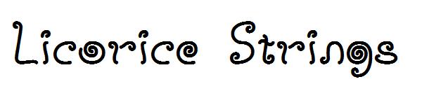 Licorice Strings字体