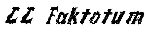 LL Faktotum字体