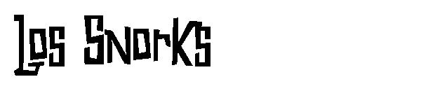 Los Snorks字体