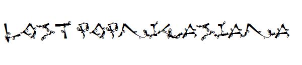 Lost Popnicasiana字体