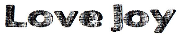 Love Joy字体