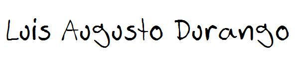 Luis Augusto Durango字体