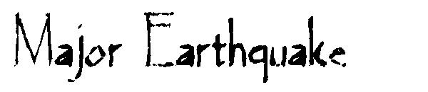 Major Earthquake字体