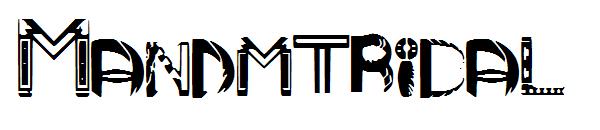 Mandmtribal字体