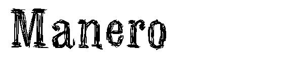 Manero字体