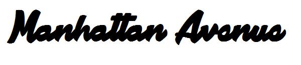 Manhattan Avenue字体