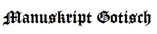 Manuskript Gotisch字体