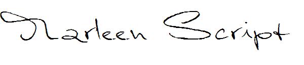 Marleen Script字体