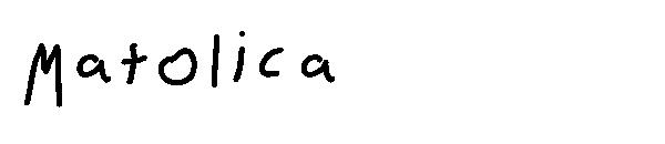 Matolica字体