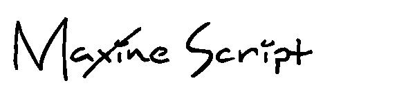 Maxine Script字体