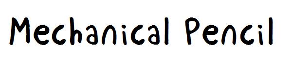 Mechanical Pencil字体