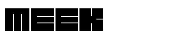 Meek字体