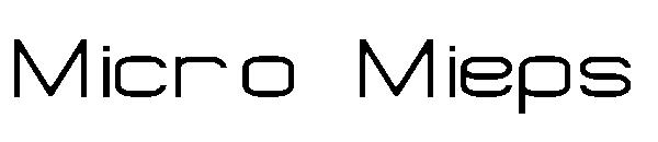 Micro Mieps字体
