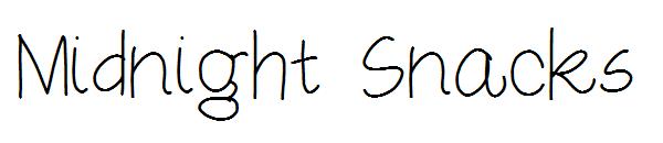 Midnight Snacks字体
