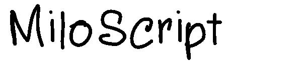 MiloScript字体