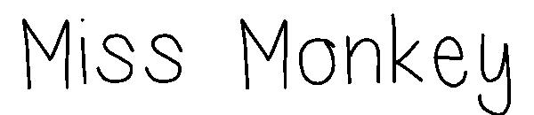 Miss Monkey字体