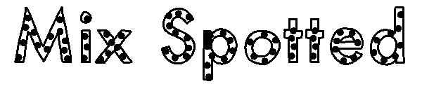 Mix Spotted字体