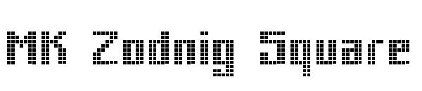 MK Zodnig Square字体