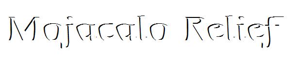 Mojacalo Relief字体