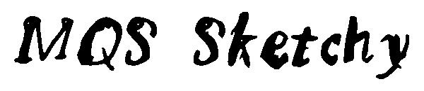 MQS Sketchy字体