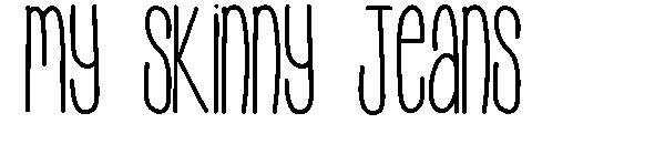 My Skinny Jeans字体