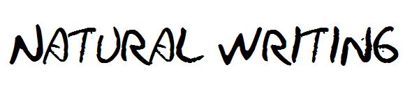 Natural Writing字体