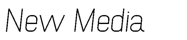 New Media字体