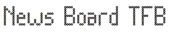 News Board TFB字体