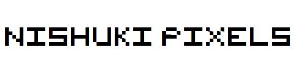 Nishuki pixels字体