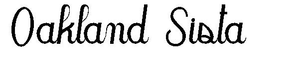 Oakland Sista字体
