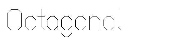 Octagonal字体
