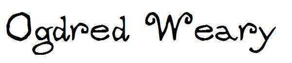 Ogdred Weary字体