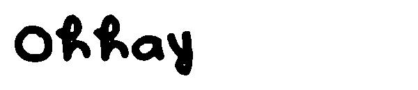 Ohhay字体