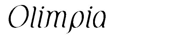 Olimpia字体