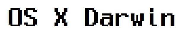OS X Darwin字体
