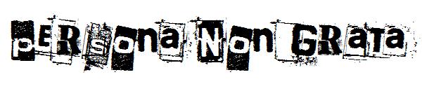 Persona Non Grata字体