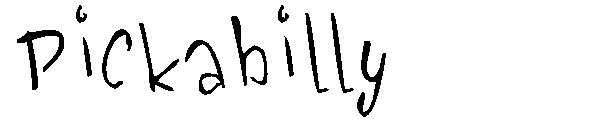 Pickabilly字体