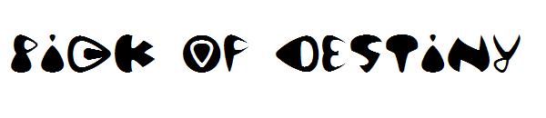 Pick of Destiny字体