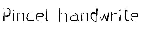 Pincel handwrite字体