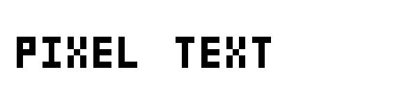 Pixel Text字体