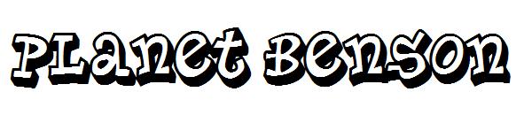 Planet Benson字体