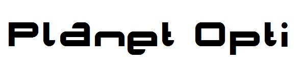 Planet Opti字体