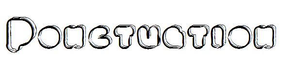 Ponctuation字体
